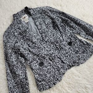 Ami Leopard Print Blazer